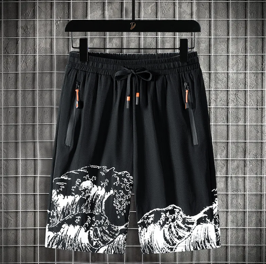 Tropical Tides Graphics Shorts